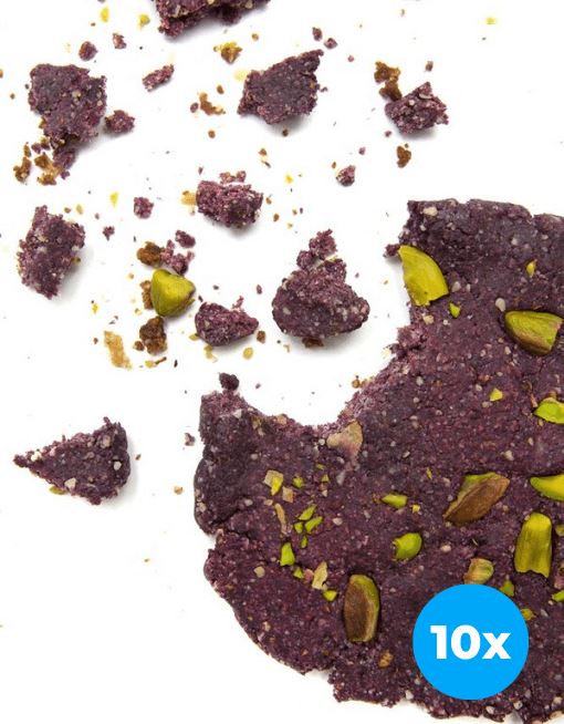 Raw Superfood Cookie - Blueberry & Baobab Nutritious Cookies MyRawJoy 10 Cookie Bundle Deal | €2.68 per Cookie 